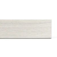 Zócalo Epsilon PLAIN 70mm x 15mm x 2,44m Roble Gris, diseño plano y líneas rectas para cualquier estilo