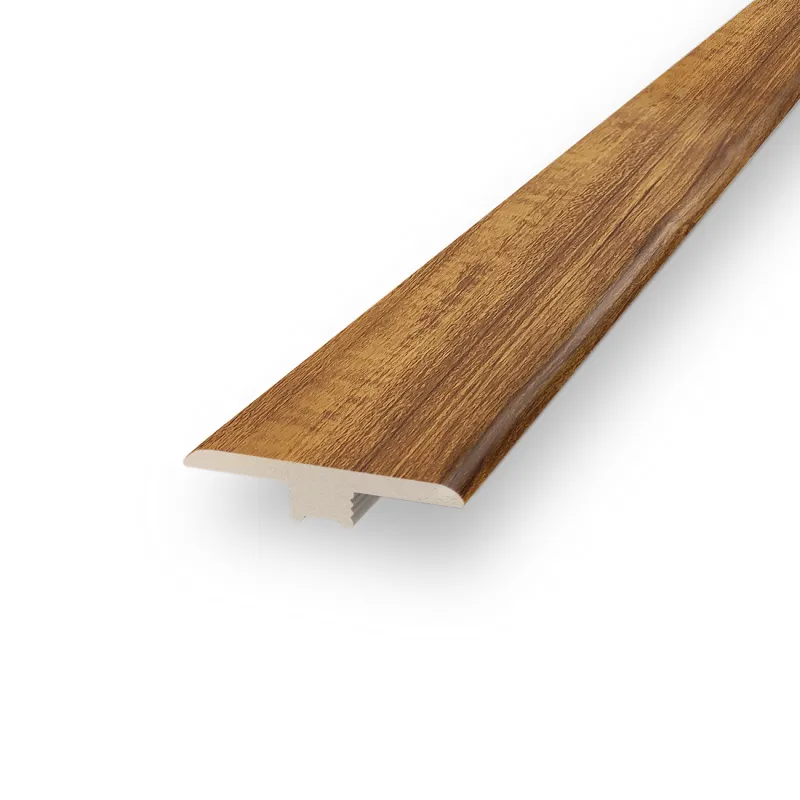 Perfil Step Cromo Mate 26x8mm escalera vinílico, protección y terminación prolija de peldaños
