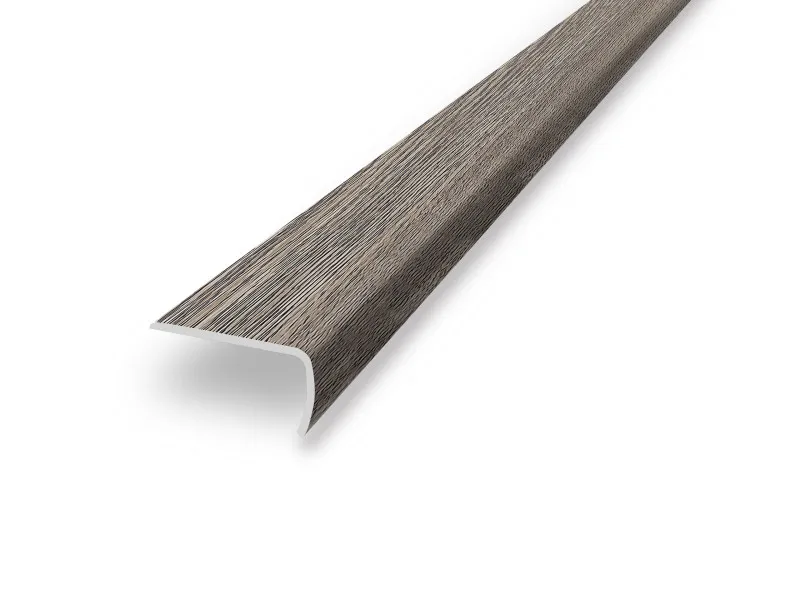 Terminal para Nariz de Escalón LED en PVC Gris Claro