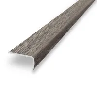 Terminal para Nariz de Escalón LED en PVC Gris Claro