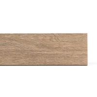 Rodapé Epsilon PLAIN 70x15mm em carvalho escuro com design plano e linhas retas