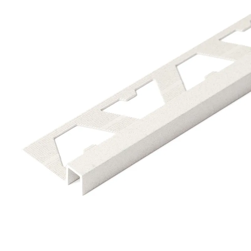 Guardacanto Quadra Arena Stone alu, textura pedra, quadrado