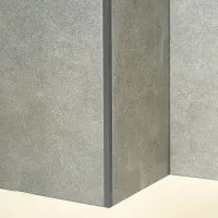 Guardacanto Quadra Concreto Stone 10 mm x 10 mm x 2,5 m - ALUMINIO