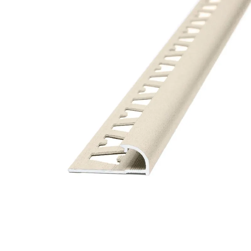 Guardacanto Bullnose Arena Stone, perfil de aluminio 12 mm textura piedra