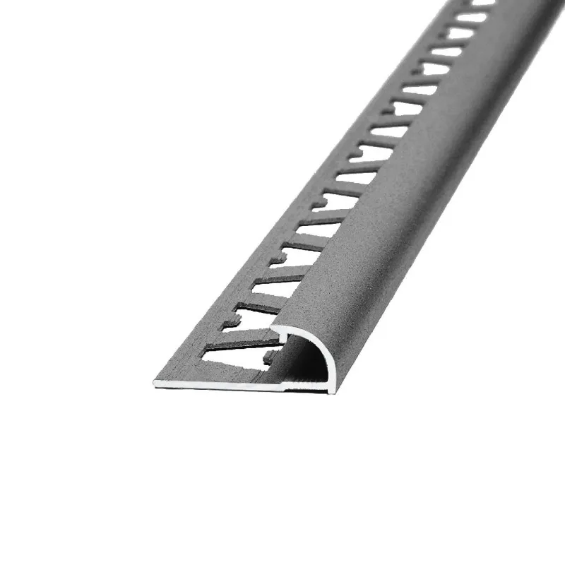 Guardacanto Bullnose Arena Stone, perfil de aluminio 12 mm textura piedra