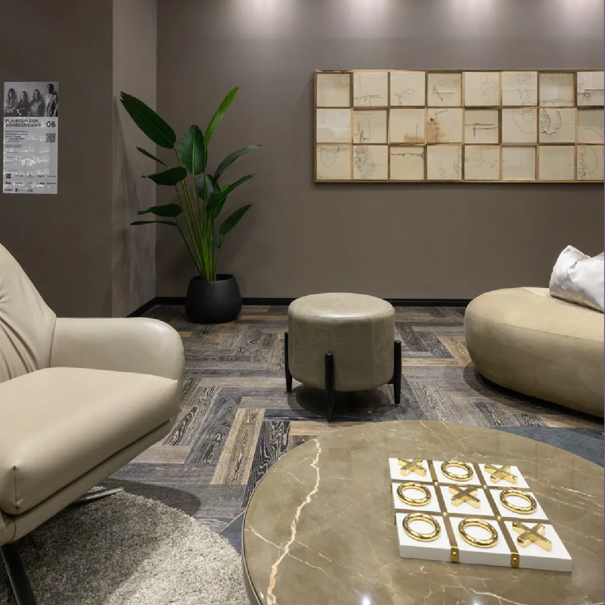 espacio living con transiciones ATRIM