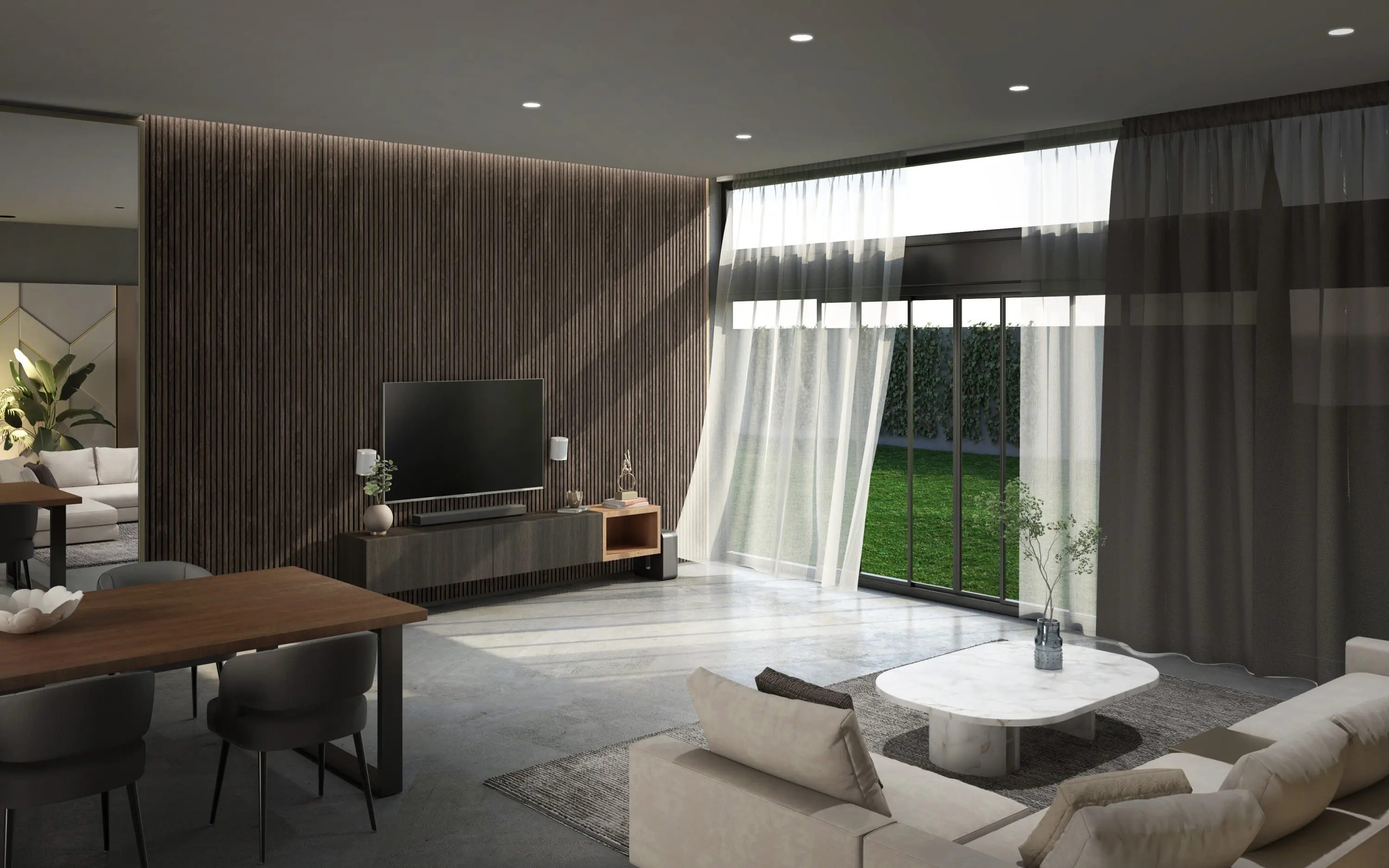 living moderno con zocalo epsilon