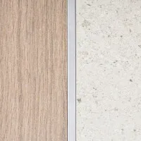 Terminación Cuadrada Brillante 7 mm x 7 mm x 2,5 m - Perfiles para pisos