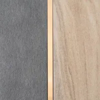 Terminación Cuadrada Oro Rosa Esmerilado 7 mm x 7 mm x 2,5 m - Perfiles para pisos