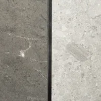 Terminación Cuadrada Titanio Esmerilado 10 mm x 5 mm x 2,5 m - Perfiles para pisos
