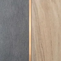 Terminación Cuadrada Oro Rosa Esmerilado 10 mm x 5 mm x 2,5 m - Perfiles para pisos