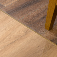 Terminação Quadrada Ouro Fosco 5 mm x 5 mm x 2,5 m - Perfis para pisos