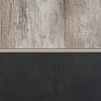 Listello Cuadrado Ceniza 9 mm x 9 mm x 2,45 m - ALUMINIO