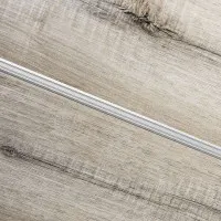 Perfil T Cromo Mate 20 mm x 6 mm x 2 m - ALUMINIO