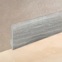 Guardapolvo Wing 80mm X 15mm X 2,5m Gris Perla - Guardapolvos y Junquillos de EPS