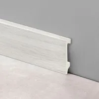 Epsilon Zócalo PLAIN 70mm X 15mm X 2,44m Roble Gris - Zócalos Epsilon