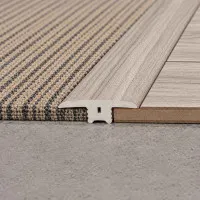 Perfil PVC Gris Arcilla 45 mm x 9,5 mm x 1 m - Perfiles para suelos vinílicos, LTV y SPC