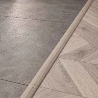 Perfil PVC Gris Arcilla 45 mm x 9,5 mm x 1 m - PVC