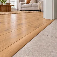 Desnivel PVC Abedul 55 mm x 9,2 mm x 1 m - PVC