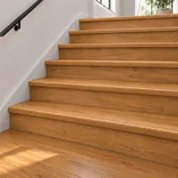 Nariz de escalón Grada PVC Roble Americano 50,8 mm x 25,4 mm x 1 mm - PVC