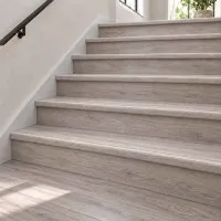 Nariz de escalón Grada PVC Gris Arcilla 50,8 mm x 25,4 mm x 1 mm - PVC