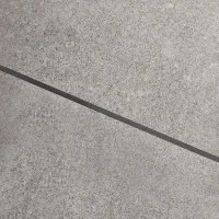 Guardacanto Quadra Grafito 12 mm x 8 mm x 2,5 m - ALUMINIO