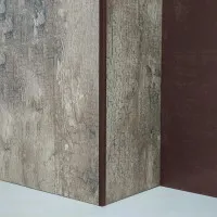 Guardacanto Quadra Café 12 mm x 10 mm x 2,5 m - ALUMINIO