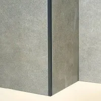 Guardacanto Quadra Concreto Stone 12 mm x 10 mm x 2,5 m - ALUMINIO