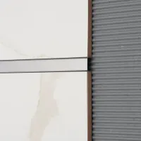 Listello Royal Esmerilado 9 mm x 10 mm x 2,2 m - Perfiles de acero 430 para paredes