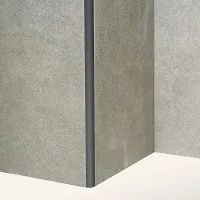 Guardacanto Bullnose Concreto Stone 12 mm x 12 mm x 2,5 m - ALUMINIO