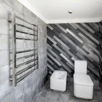 Toallero Eléctrico Cubic Large Brillante 60 cm x 100 cm x 8 cm - SST 304