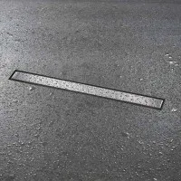 Desagüe Lineal Clásico Mate Esmerilado 70 cm x 6,8 cm x 9,7 cm - SST 304 + ABS