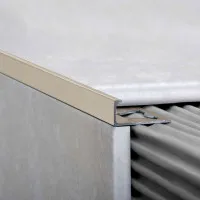 Aluminum L-Profile 1/2" x 8' 2-1/2" Light Bronze - Wall Aluminum Profiles