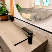 Aluminum Quadra edge-trim  3/8" x 3/8" x 8' 2-1/2" Matt Black - ALUMINUM ALLOY