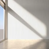 Epsilon Moldura Final Revestimiento de pared Slim 26 X 12mm X 2,75m Blanco Mate - Revestimientos de Pared Epsilon