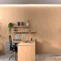 Epsilon Revestimiento De Pared Extra Roller 205 X 13mm X 2,75 m Roble Cálido